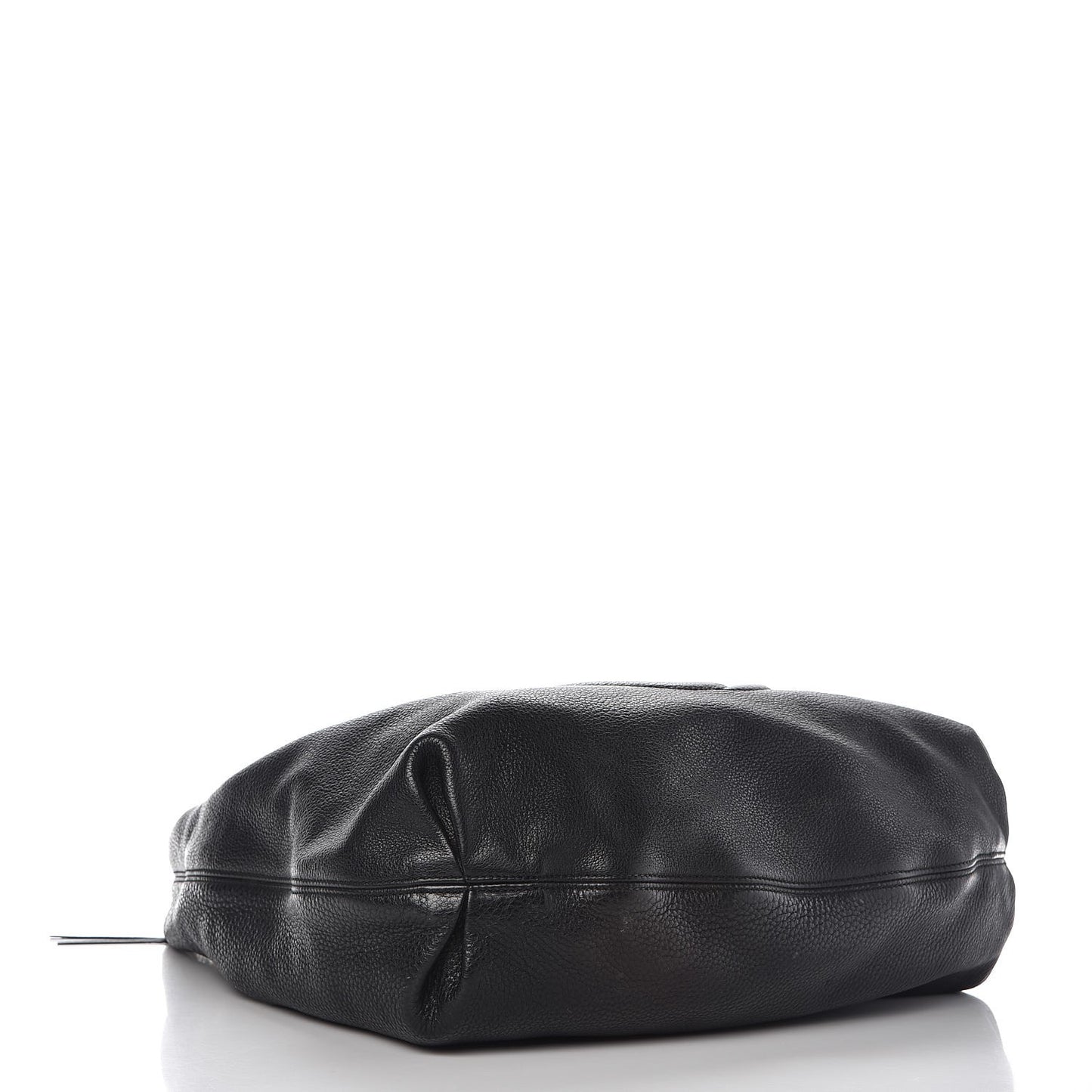 Pebbled Calfskin Soho Hobo Black
