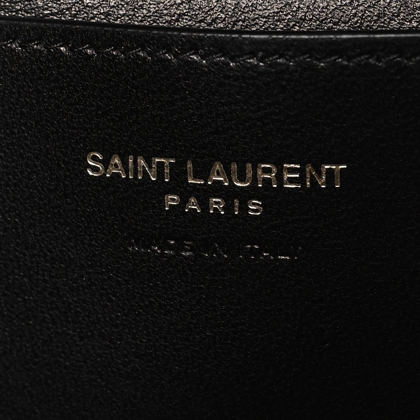 Lambskin Quilted Mini Gaby Vanity Case Dark Toffee