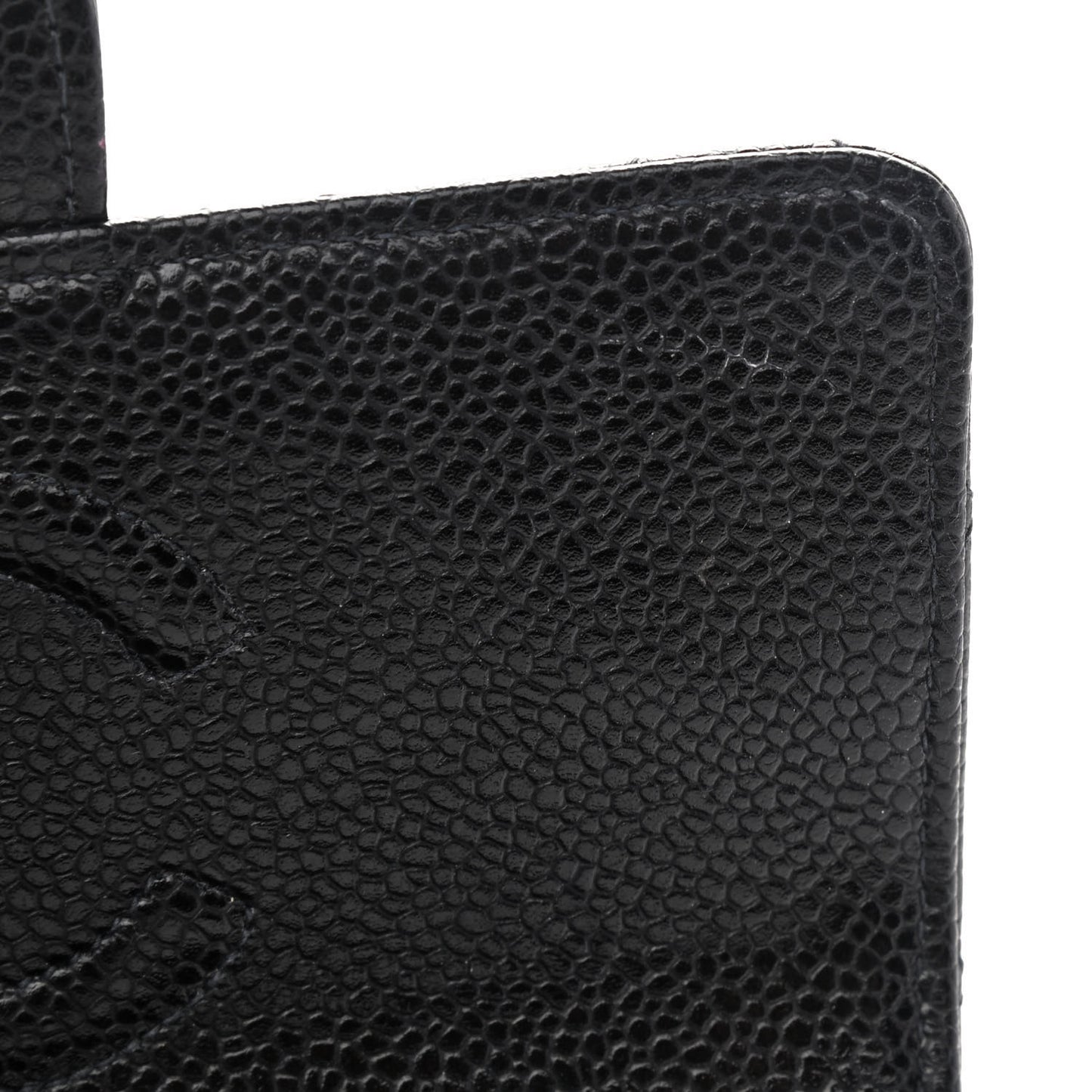 Caviar Quilted Mini Square Flap Black