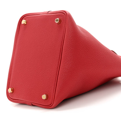 Hermes Taurillon Maurice Picotin Lock 18 PM Rouge Piment 10 of 10