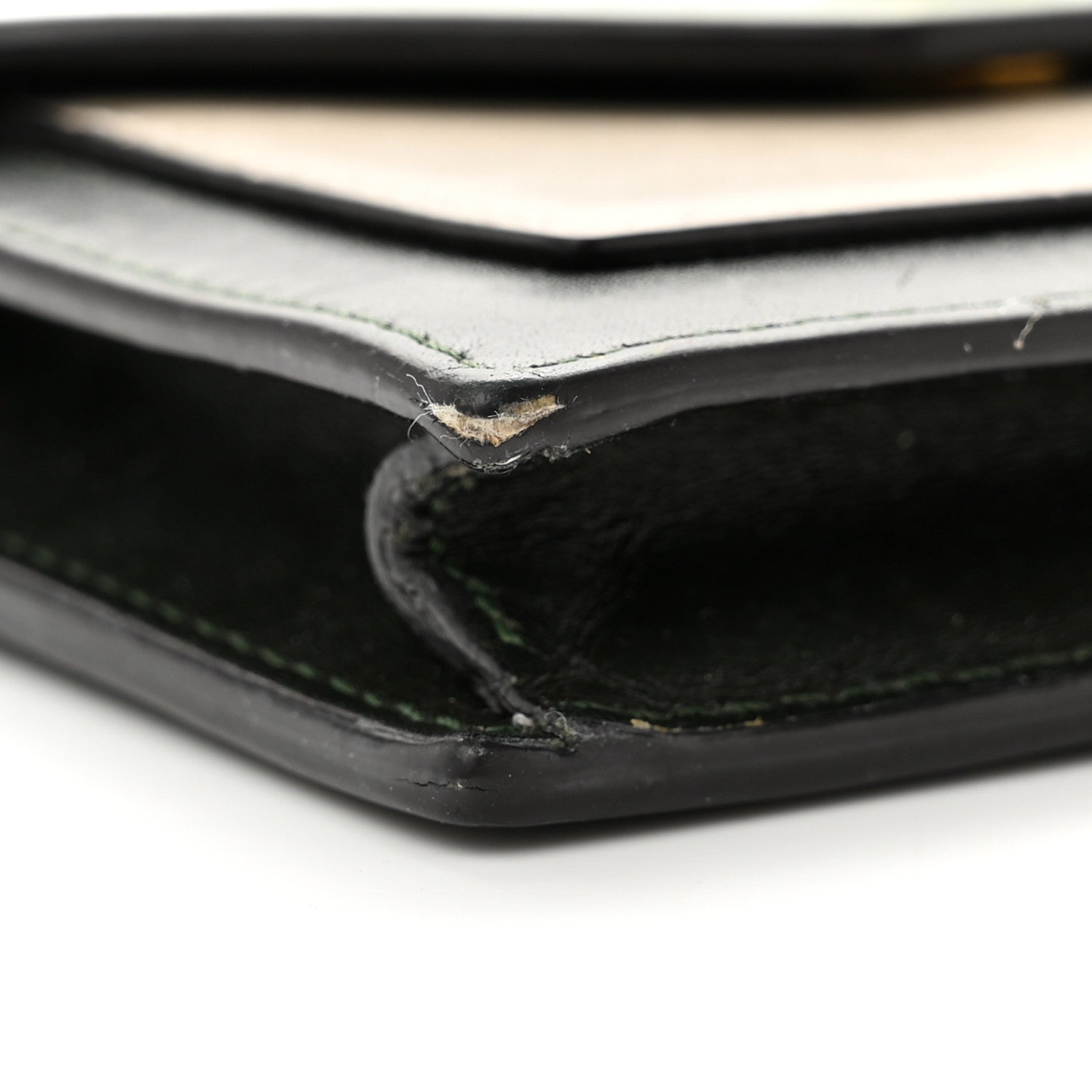 Celine Smooth Calfskin Pocket Card Holder Green 5 of 8