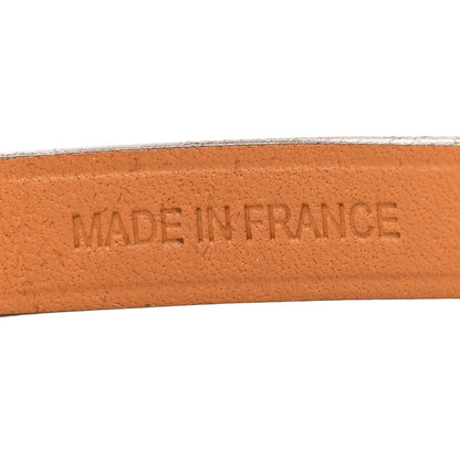 Hermes Swift Heritage Equestre Triple Tour Bracelet T2 Etoupe 4 of 5