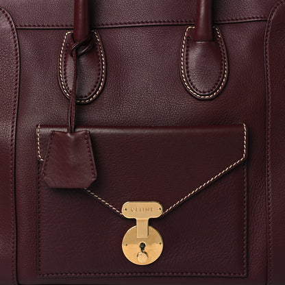 Celine Smooth Calfskin Mini Envelope Luggage Burgundy 8 of 11