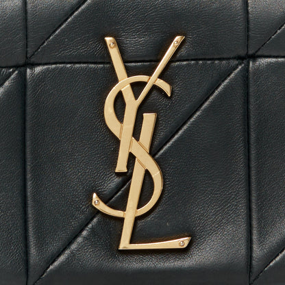 Saint Laurent Lambskin Patchwork Monogram Small Jamie Black Black 9 of 11