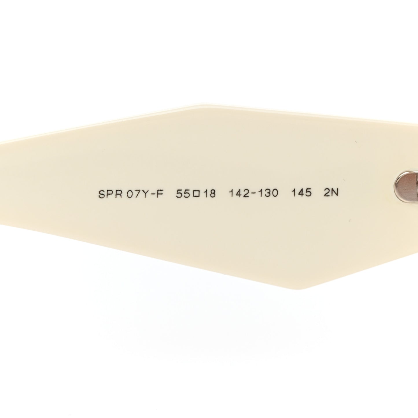 Acetate Symbole Sunglasses SPR 07Y-F White White