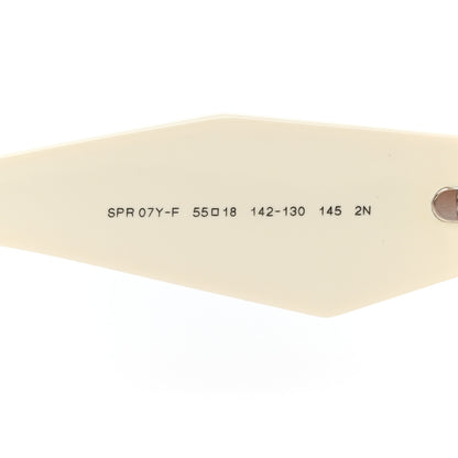 Prada Acetate Symbole Sunglasses SPR 07Y-F White White 6 of 7