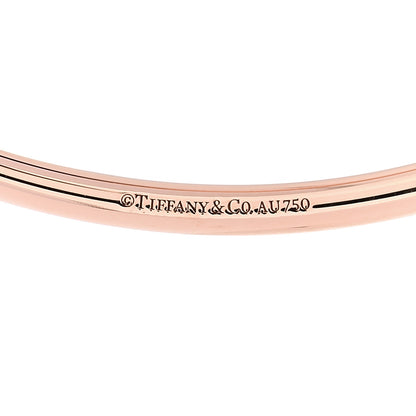 Tiffany 18K Rose Gold Black Onyx 8mm HardWear Ball Bypass Bracelet 3 of 4