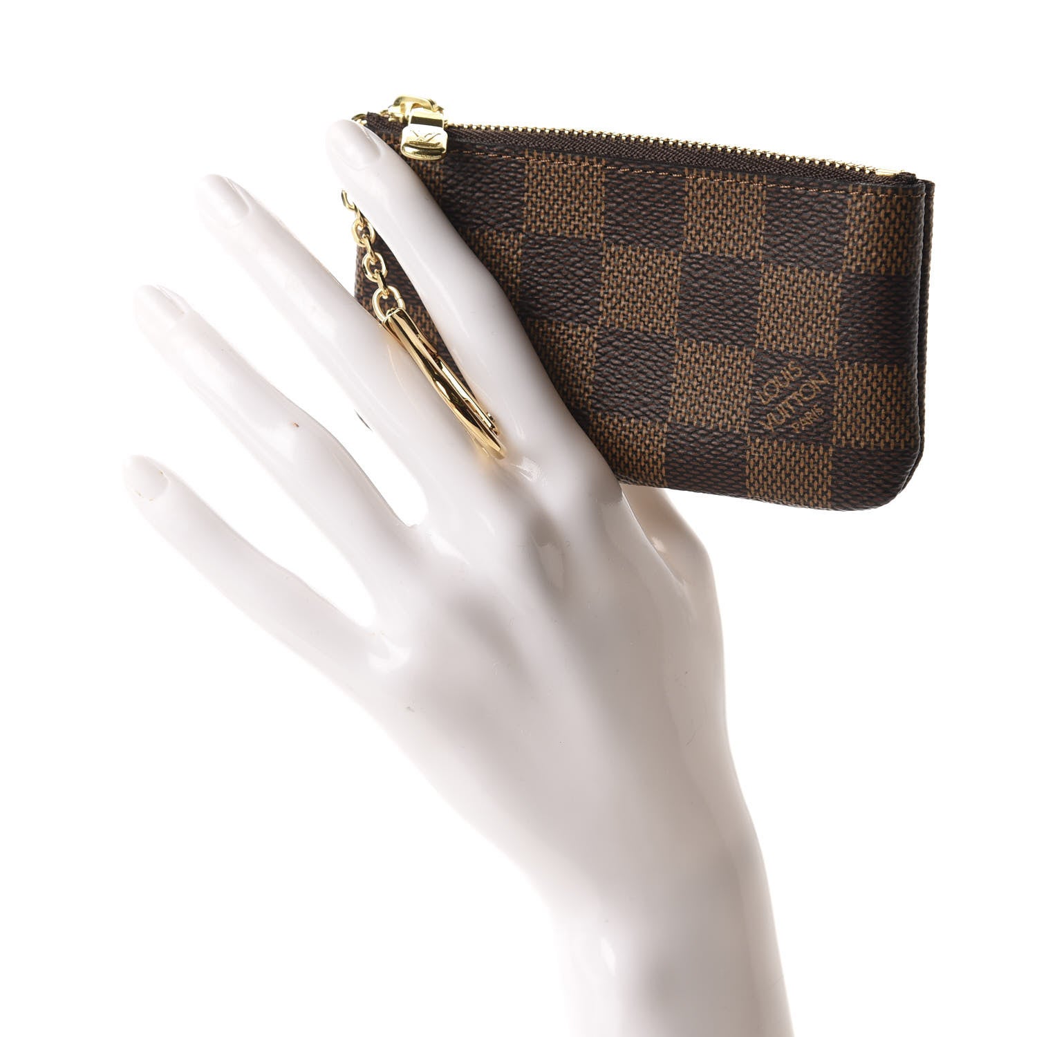 Louis Vuitton Damier Ebene Key Pouch 2 of 7