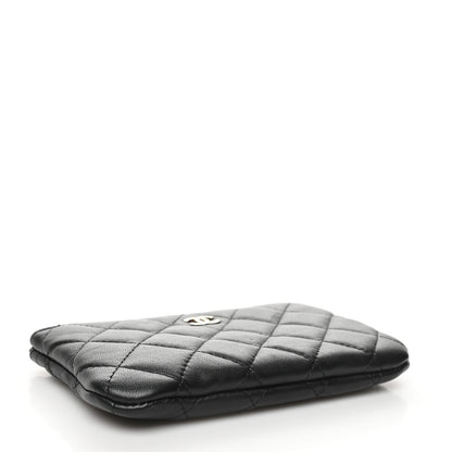 Chanel Lambskin Quilted Small Cosmetic Case Black 4 of 11