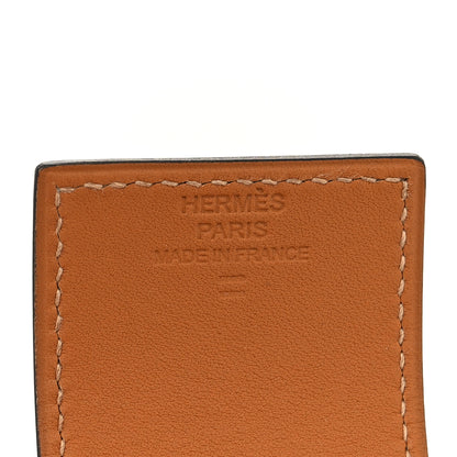 Hermes Lizard Box Manchette Drag Bracelet Ombre Black 4 of 5