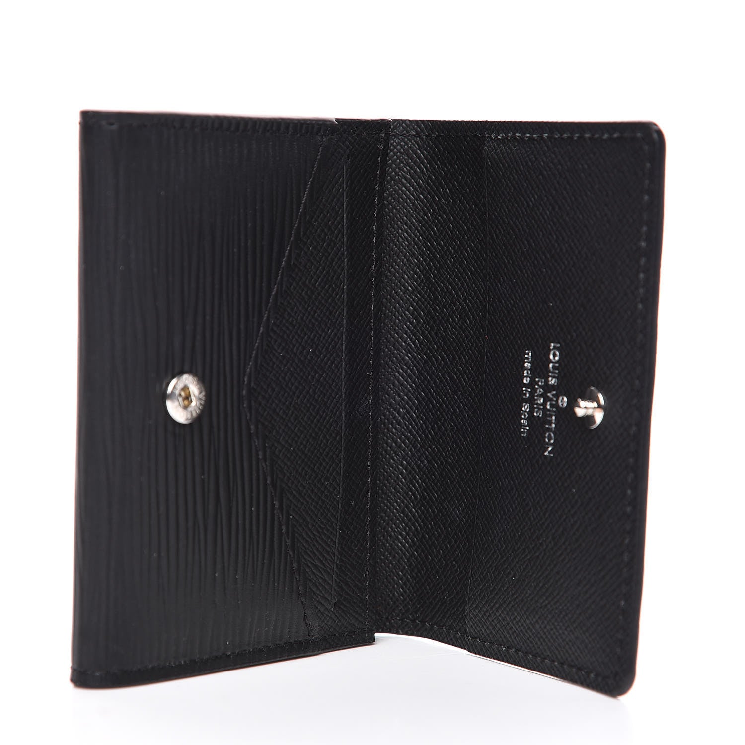 Louis Vuitton Epi Business Card Holder Black 5 of 7