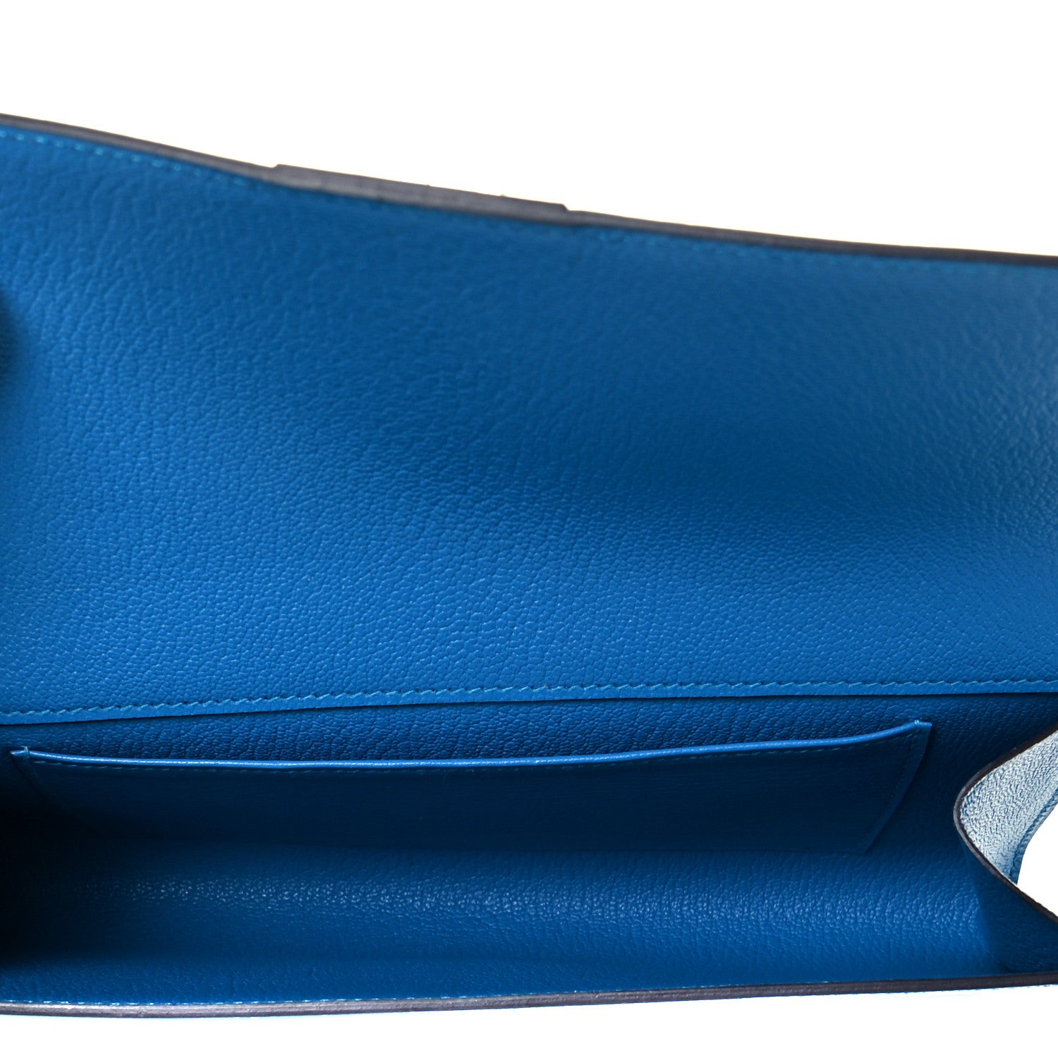 Hermes Chevre Mysore Medor 23 Clutch Bleu Hydra 5 of 8