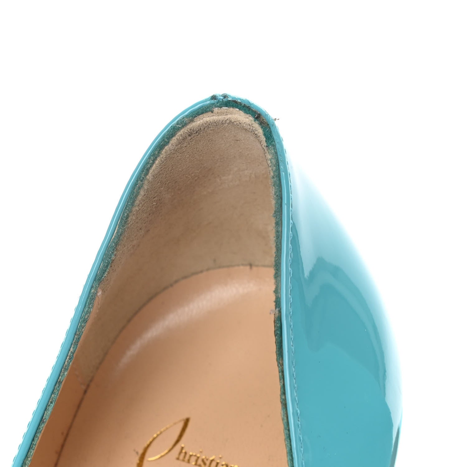 Christian Louboutin Patent So Kate 120 Pumps 37.5 Pacific 10 of 10