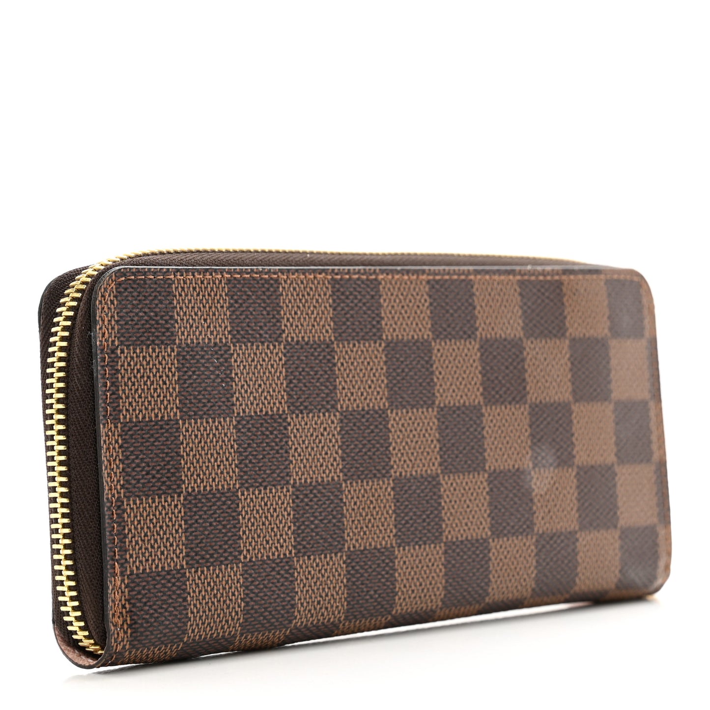 Damier Ebene Clemence Wallet Rose Ballerine