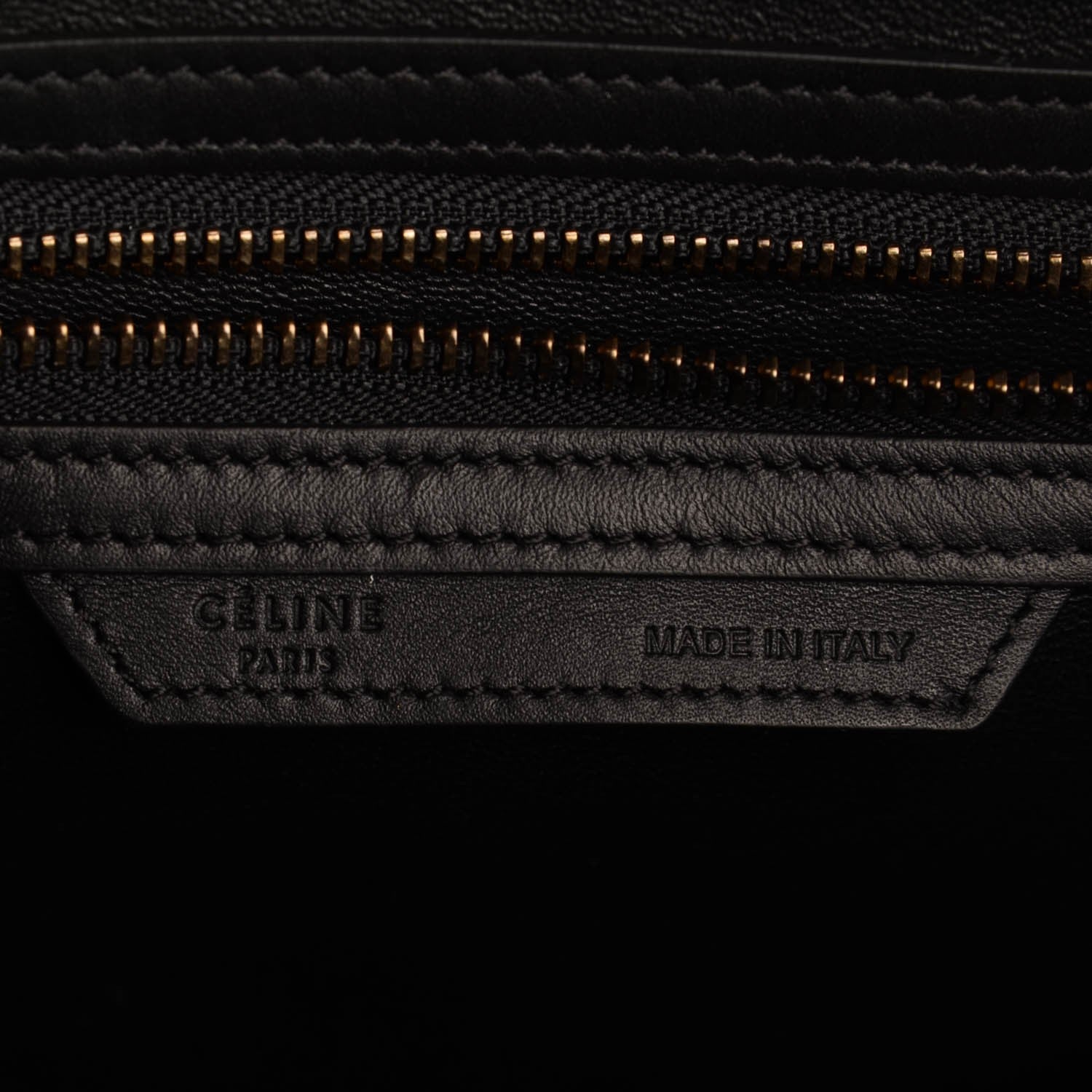 Celine Smooth Calfskin Micro Luggage Black 8 of 9