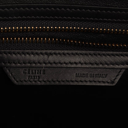 Celine Smooth Calfskin Micro Luggage Black 8 of 9