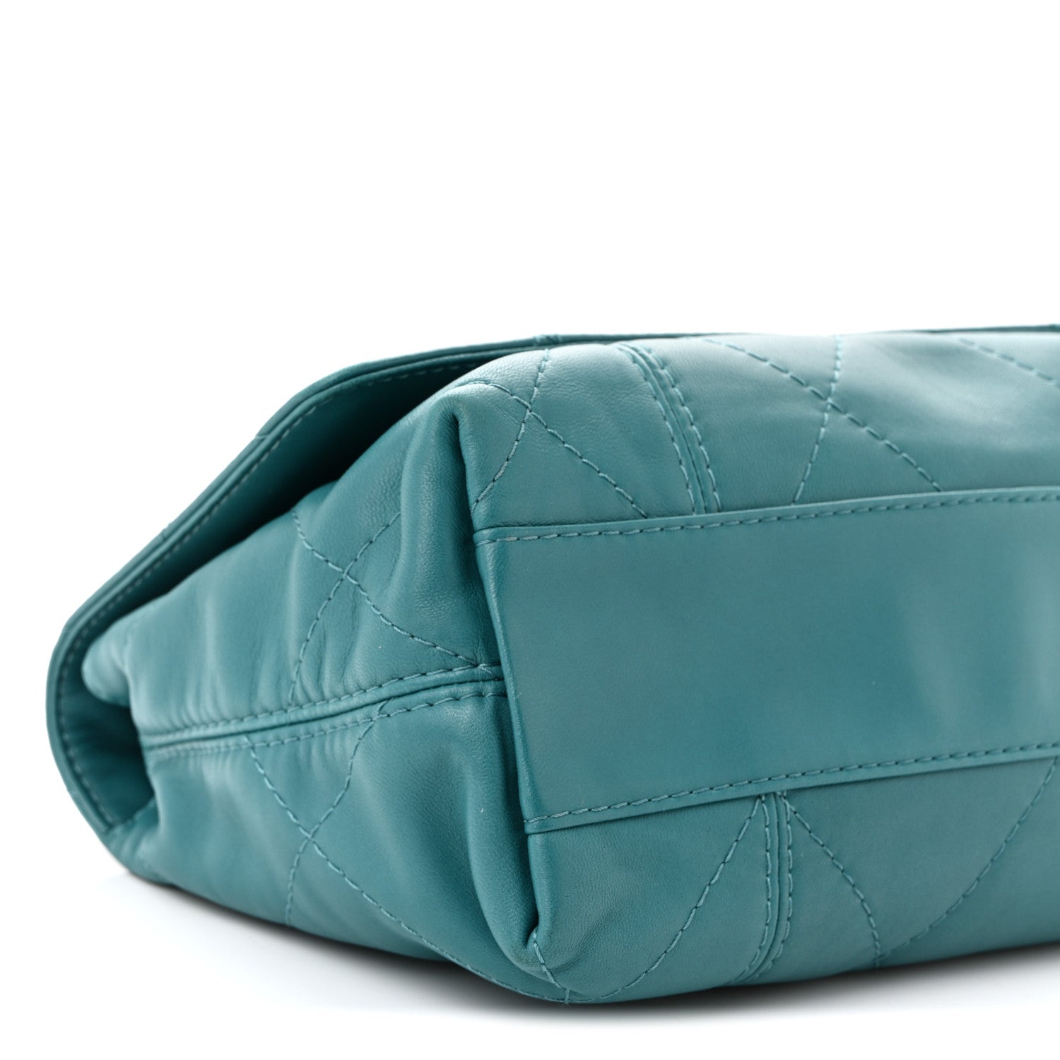 Chanel Lambskin Quilted Large Soft Touch Flap Green 9 of 10