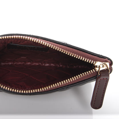 Chanel Lambskin Quilted Small Cosmetic Case Black 6 of 8