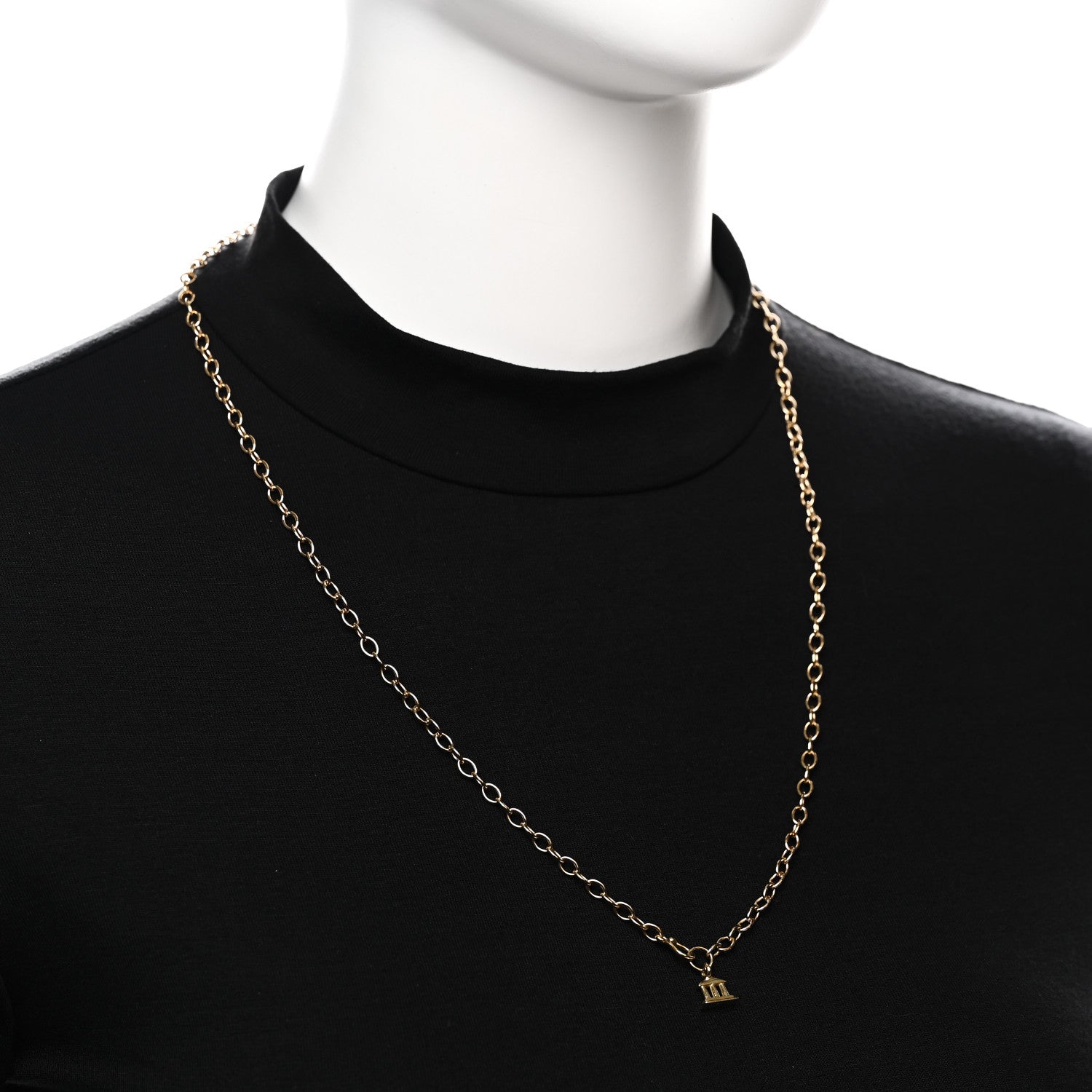 Temple St. Clair 18K Yellow Gold Extra Small Oval Chain 24" 2 of 6