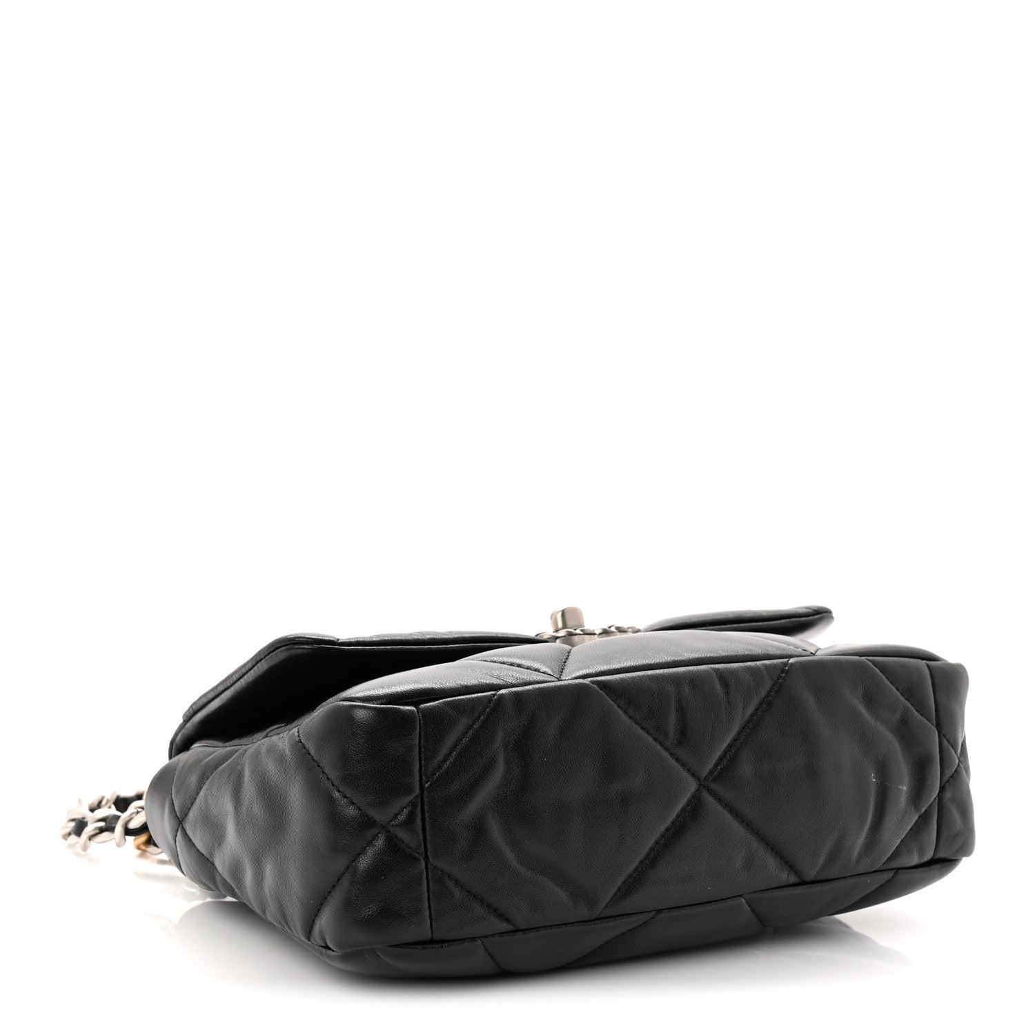 Chanel Lambskin Quilted Medium Chanel 19 Flap Black 4 of 10