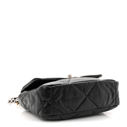 Chanel Lambskin Quilted Medium Chanel 19 Flap Black 4 of 10