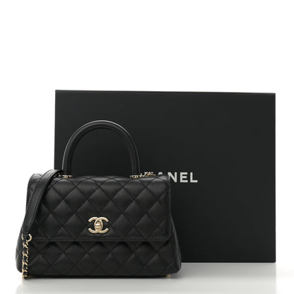 Chanel Caviar Quilted Mini Coco Handle Flap Black 13 of 13