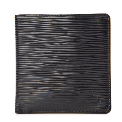 Louis Vuitton Epi 6 Card Billfold Wallet Black 1 of 7