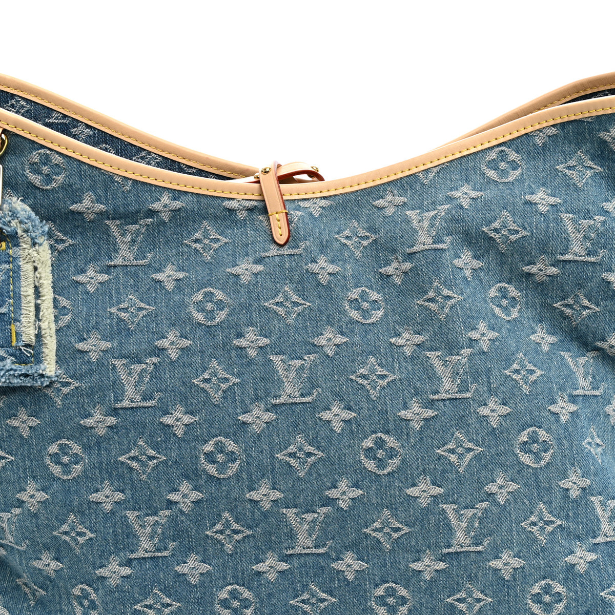 Monogram Denim CarryAll MM Blue