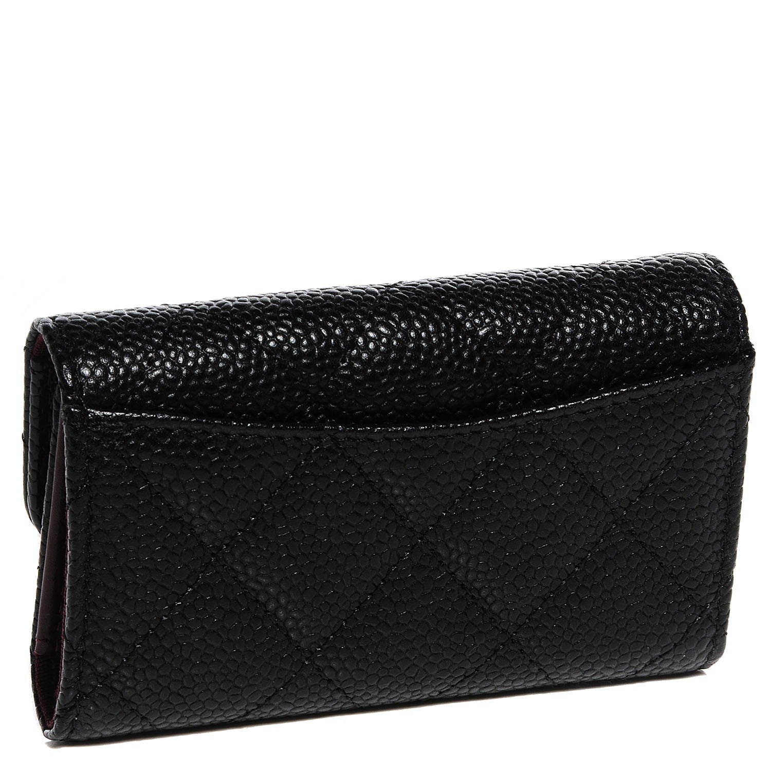 Chanel Caviar Quilted 6 Key Holder Black 3 of 9