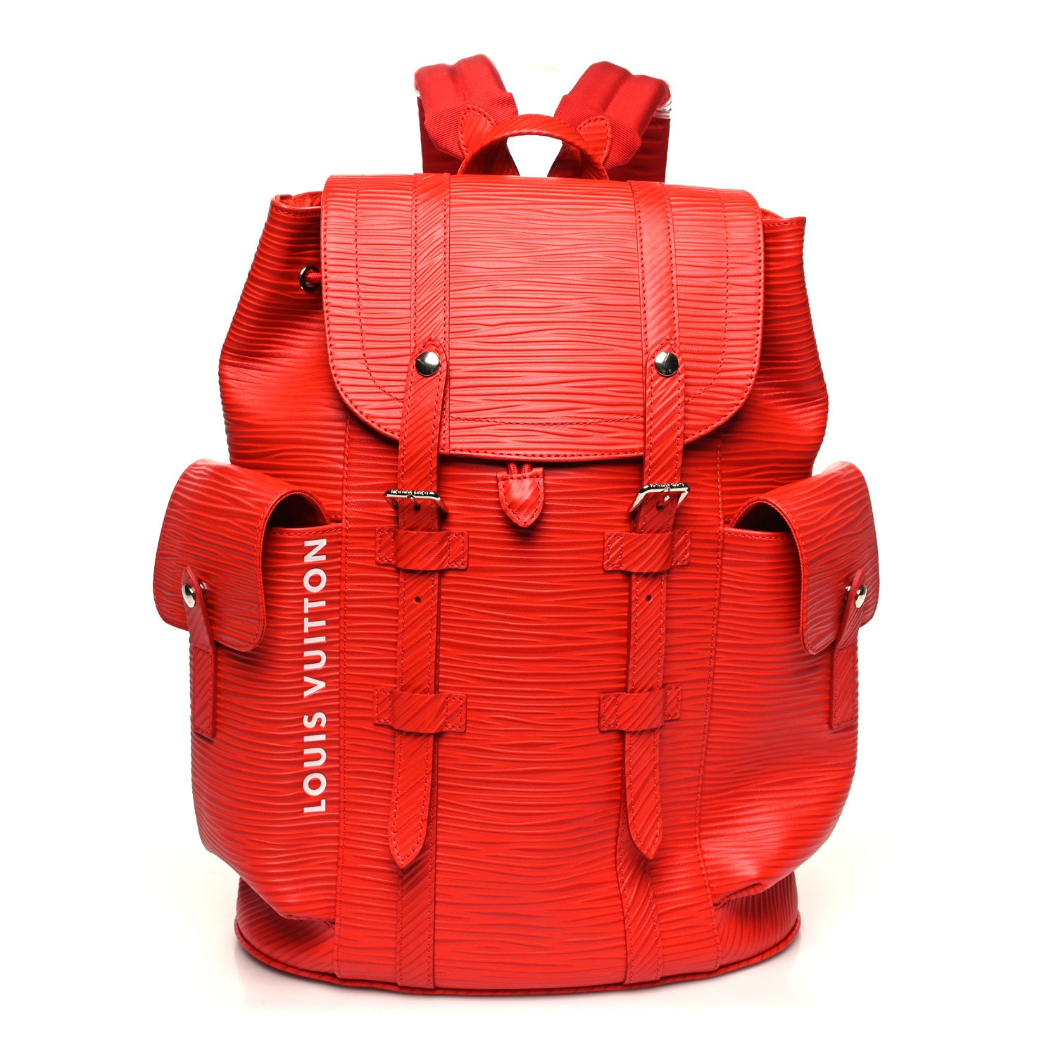 Louis Vuitton Epi Christopher Backpack MM Red 1 of 8