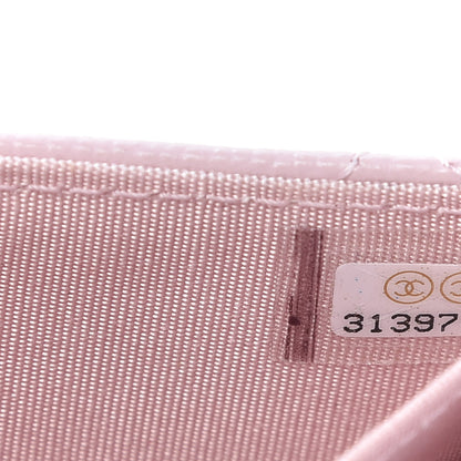 Chanel Caviar Quilted Coco Candy Card Holder On Chain Light Pink 8 of 9
