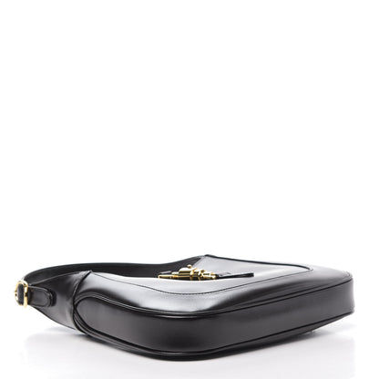 Gucci Boarded Dyana Lux Calfskin Small Jackie 1961 Hobo Black 4 of 11