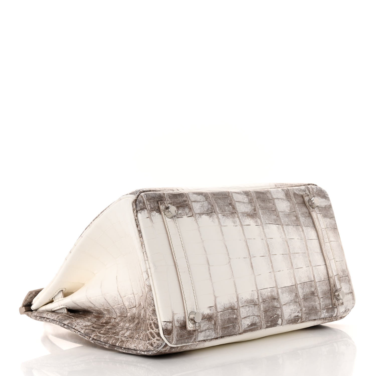Hermes Matte Niloticus Crocodile Himalaya Birkin 30 Blanc 3 of 12