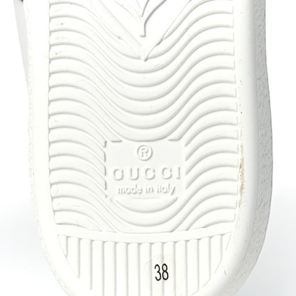 Gucci X DISNEY Calfskin Miro Soft Web Donald Duck Womens Ace Sneakers 38 White New Shamarock 6 of 11