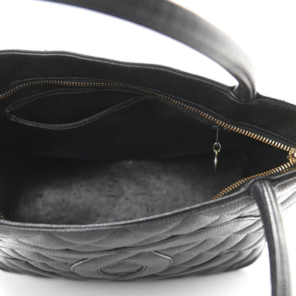 Chanel Caviar Quilted Medallion Tote Black 5 of 11