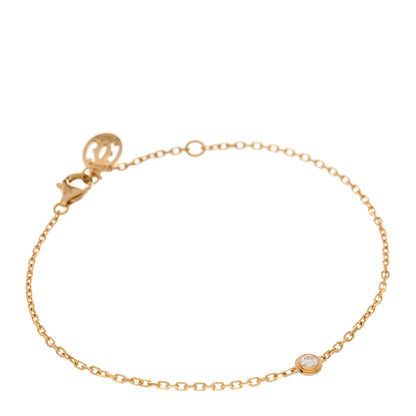 Cartier 18K Yellow Gold Diamond SM D'Amour Bracelet 1 of 3