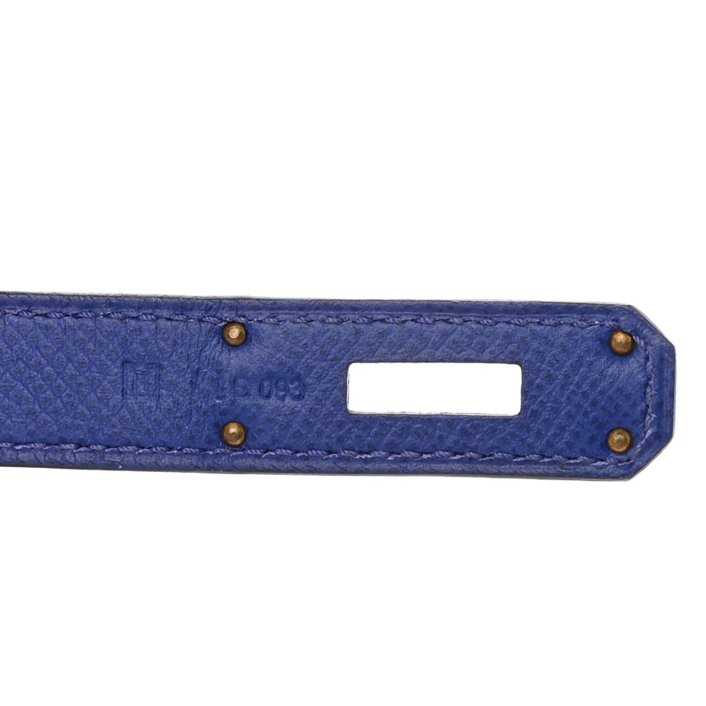 Epsom Birkin 35 Bleu Electrique