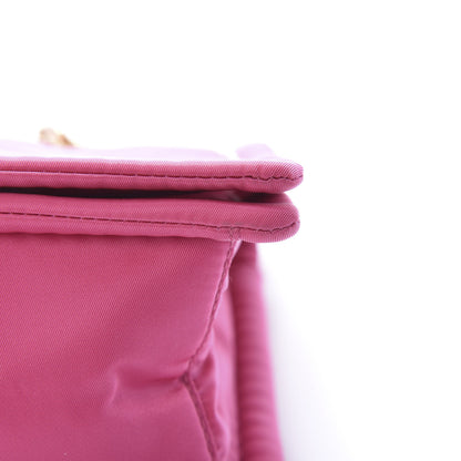 Prada Nylon Tessuto Chain Shoulder Bag Fuxia 11 of 11