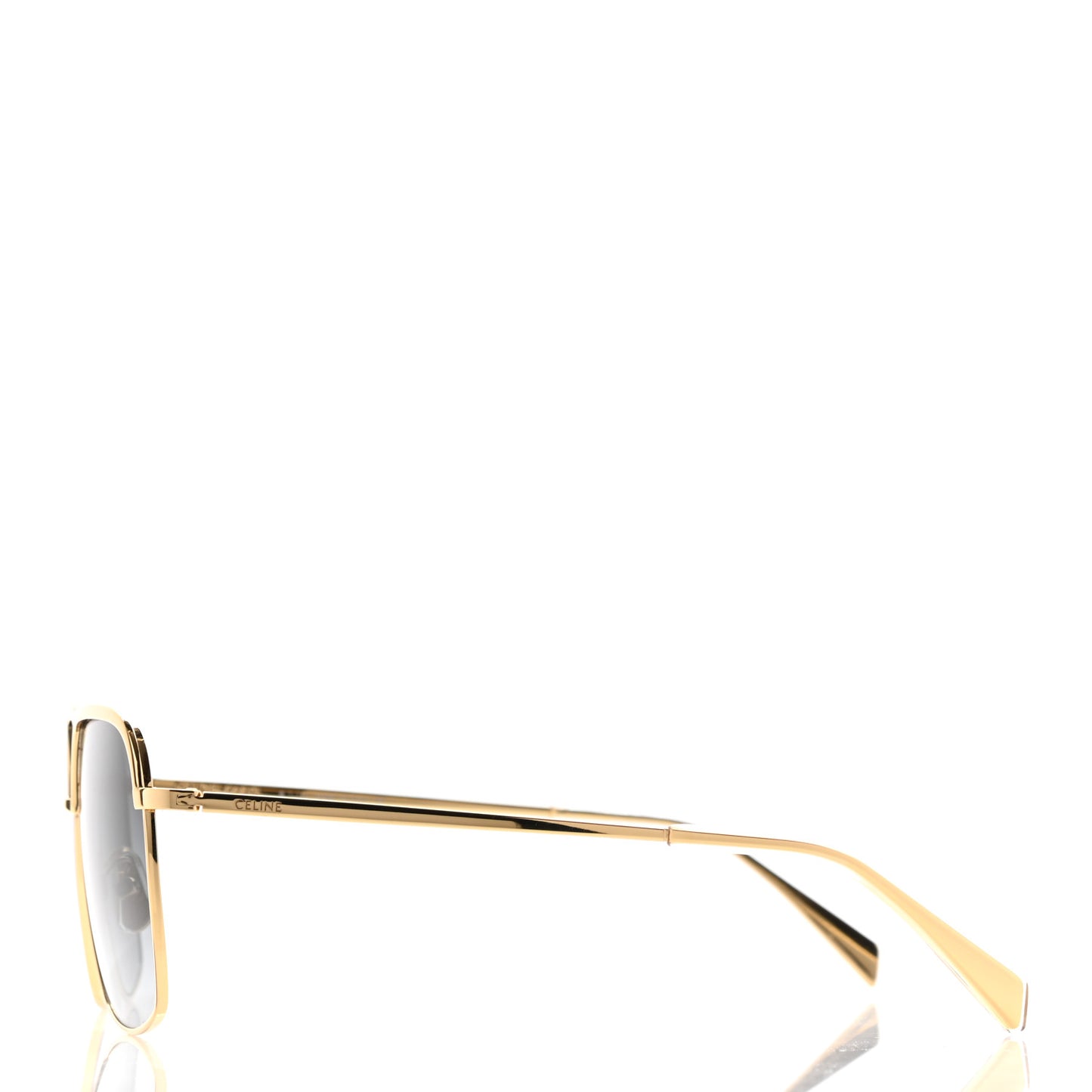 Square Sunglasses Shiny Endura Gold Gradient Smoke