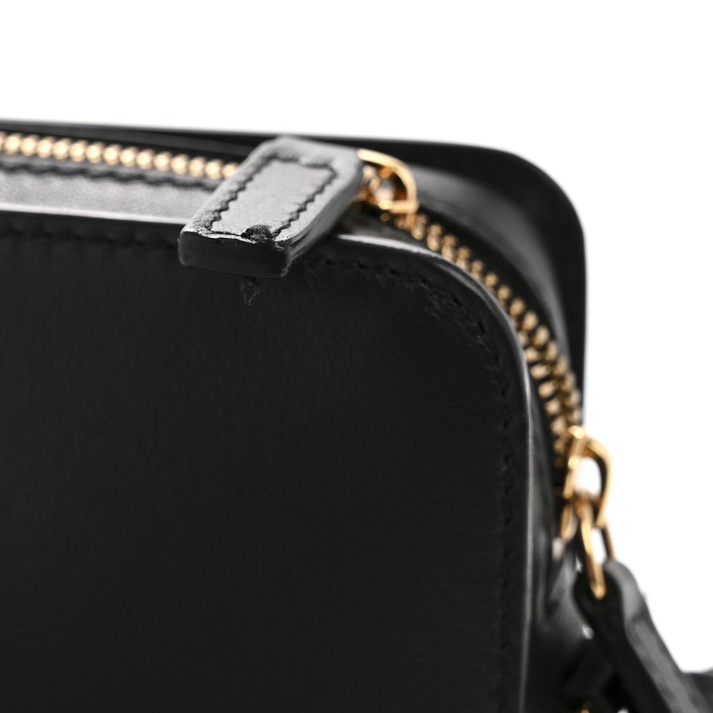 Calfskin Medusa Biggie Shoulder Bag Black