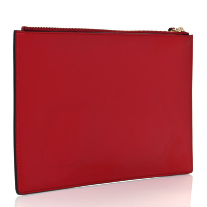 Gucci GG Supreme Monogram Mystic Cat Large Zip Pouch Red 3 of 16