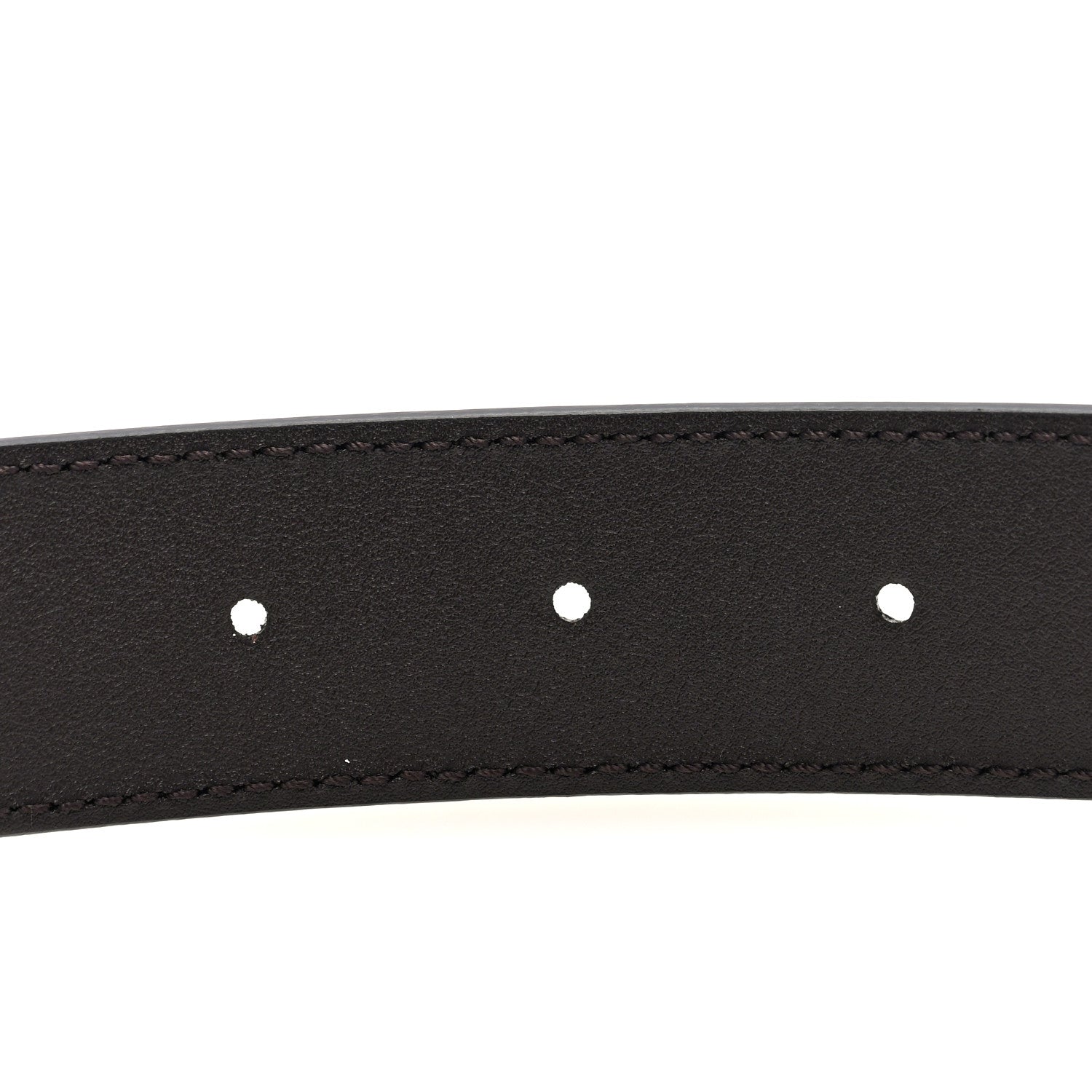 Gucci Plutone Calfskin Plaque GG 30mm Belt 90 36 Cocoa 4 of 4