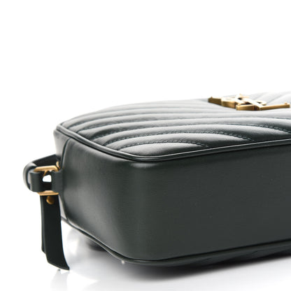 Saint Laurent Calfskin Matelasse Monogram Lou Camera Bag Military Green 5 of 10