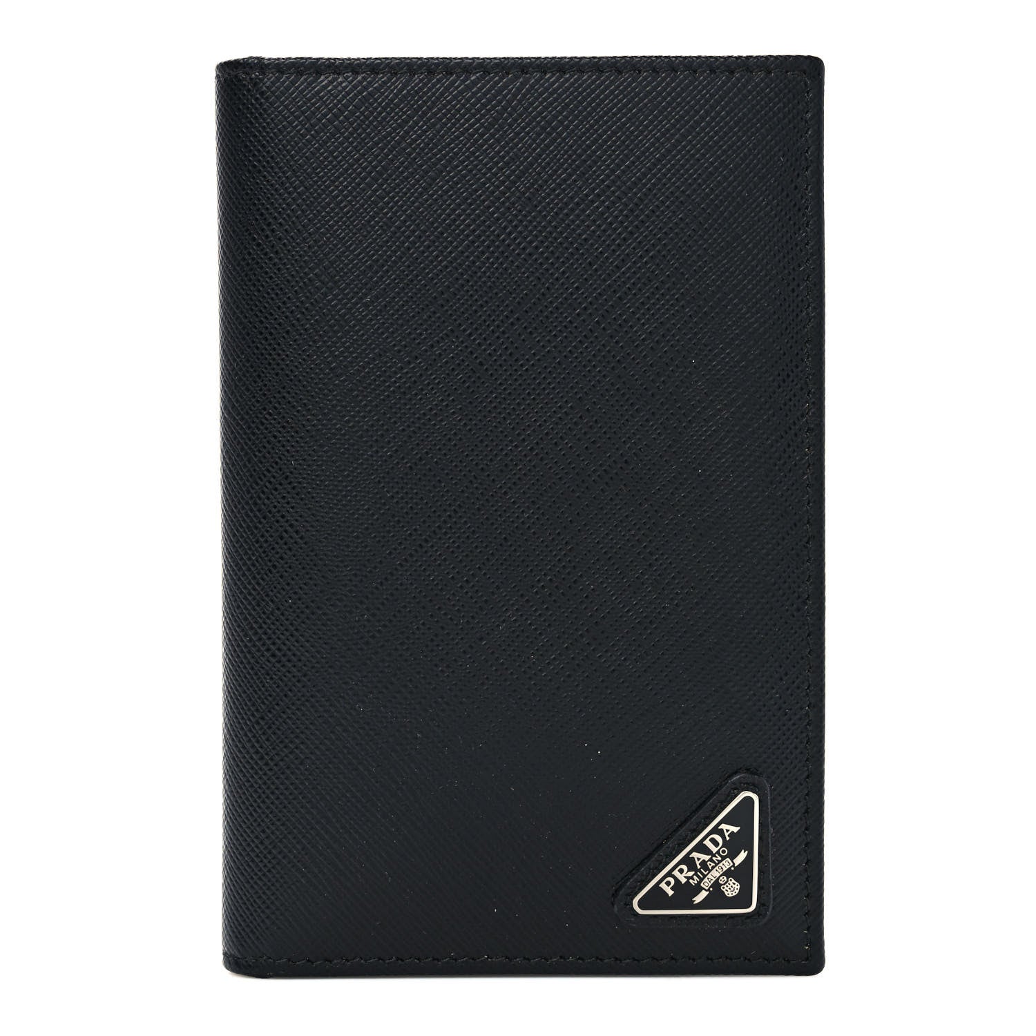Prada Saffiano Passport Holder Black 1 of 6