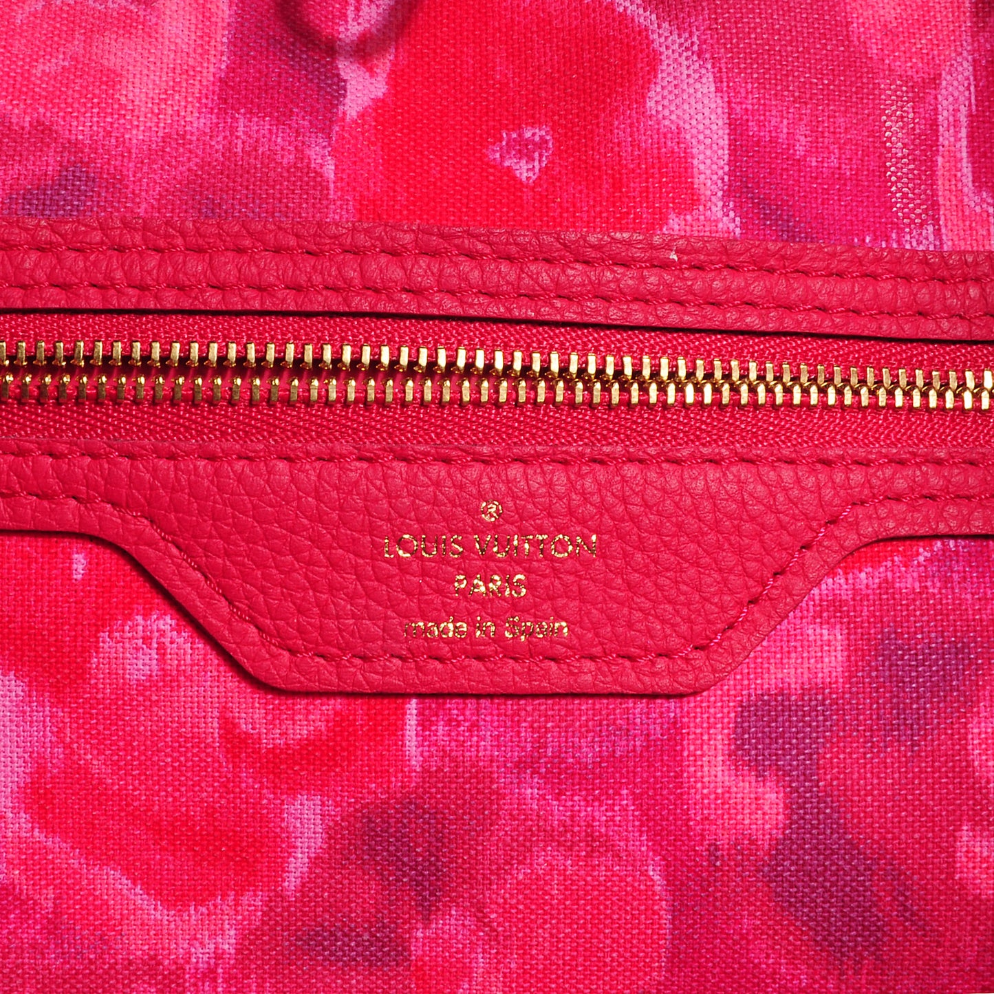 Monogram Articles de Voyage Ikat Neverfull MM Rose Indien