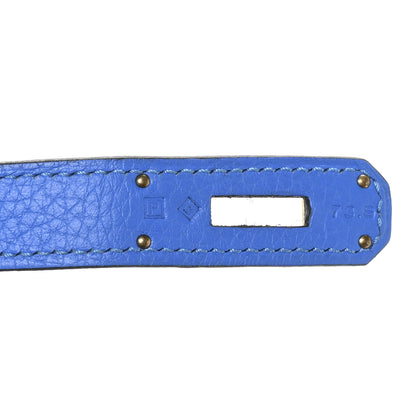 Hermes Togo BIRKIN 35 Bleu Hydra 7 of 10