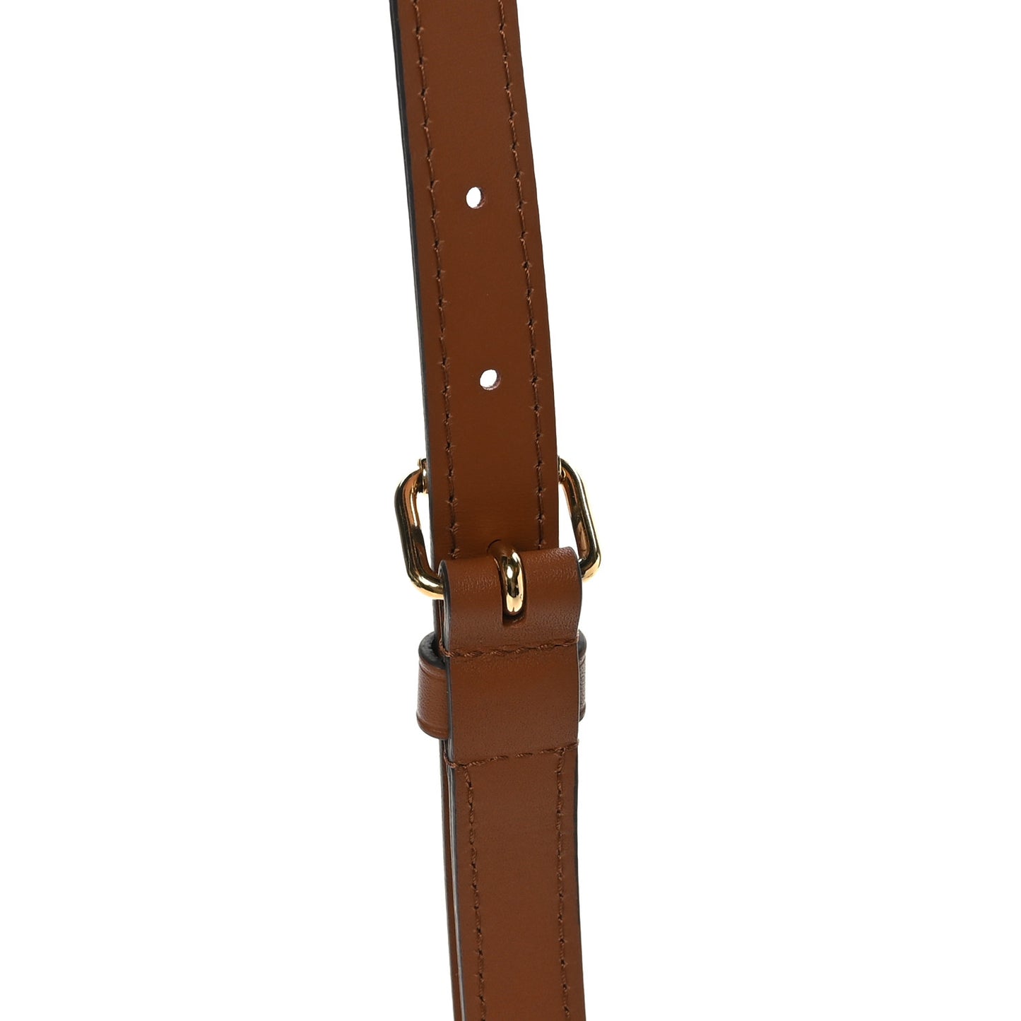 Calfskin 18mm Adjustable Shoulder Strap Brown
