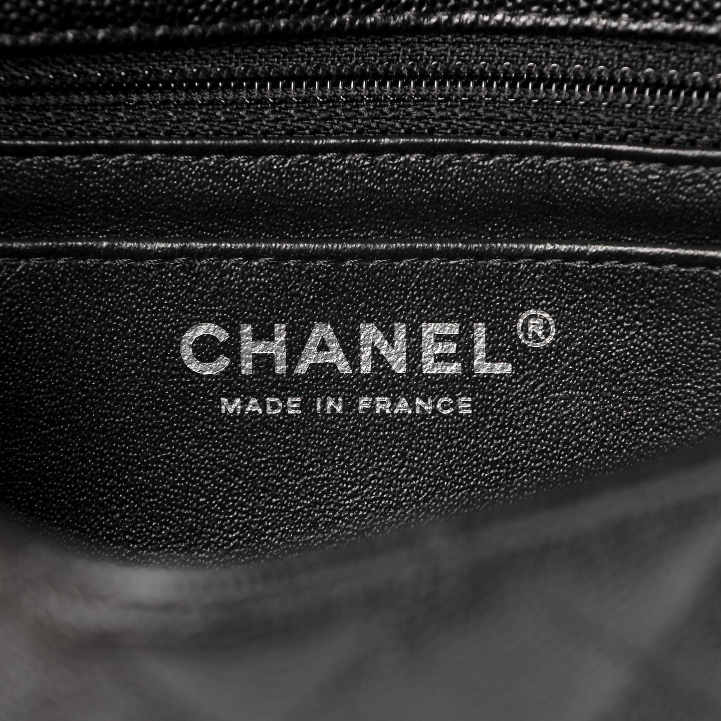 Caviar Quilted Mini Rectangular Flap Black