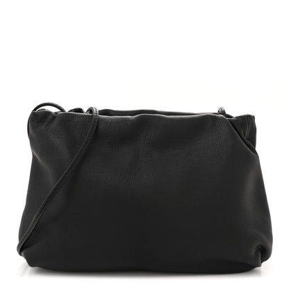 The Row Grained Calfskin Bourse Clutch Black 1 of 9