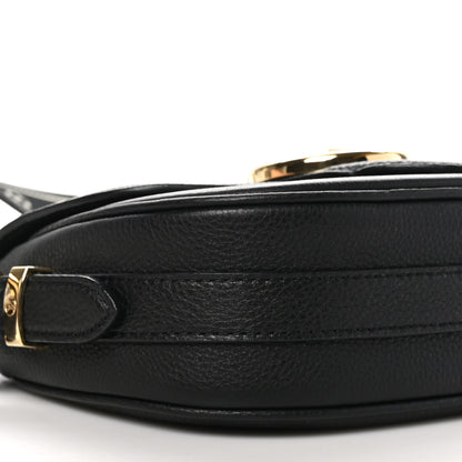 Louis Vuitton Grained Calfskin LV Pont 9 Soft PM Black 8 of 10